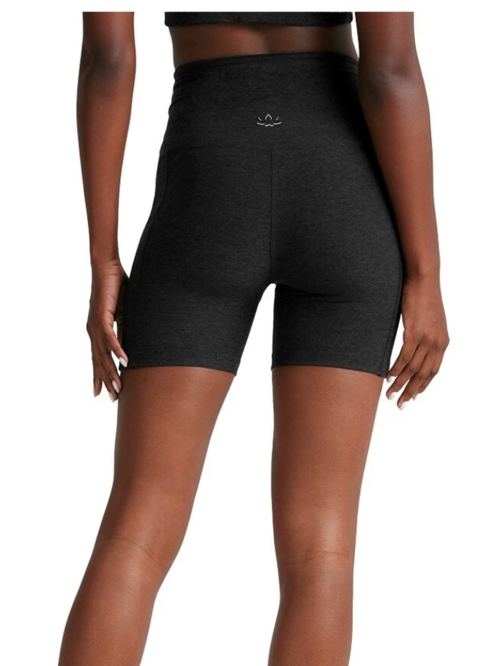 Beyond Yoga Spacedye Keep Pace Pocket Shorts Size M Darkest Night